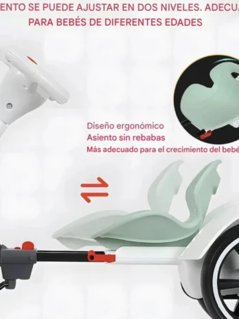 Carro Go Kart Eléctrico Plegable Niño